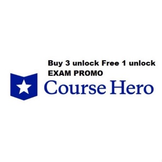 Coursehero unlock buy 3 freee 1
