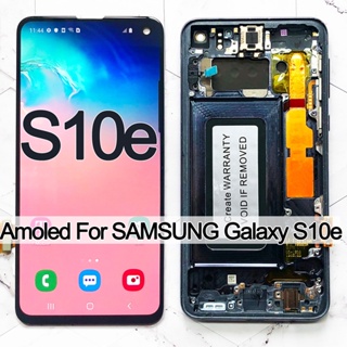 original  OEM Full Assembly For Samsung Galaxy S10e G970FU LCD Touch Screen AMOLED Display Digitize Assembly Replacement NO Burn Shadows