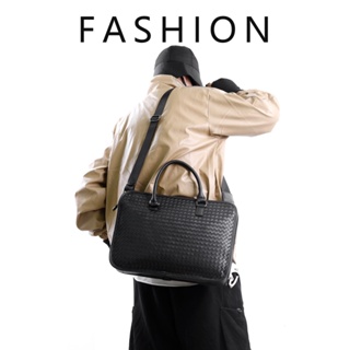 【男士商务编织公文包】Men's Portable Woven Bag 2022 New Style Business Men's Bag Korean Version Briefcase #5