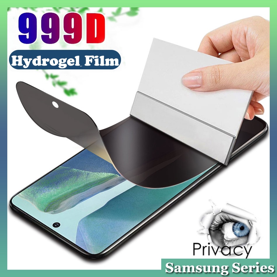 Samsung Galaxy Note 20 10 Plus 9 8 S21 S20 Ultra S10 S8 S9 Plus Full Cover Privacy Screen Protector Soft Hydroel Film