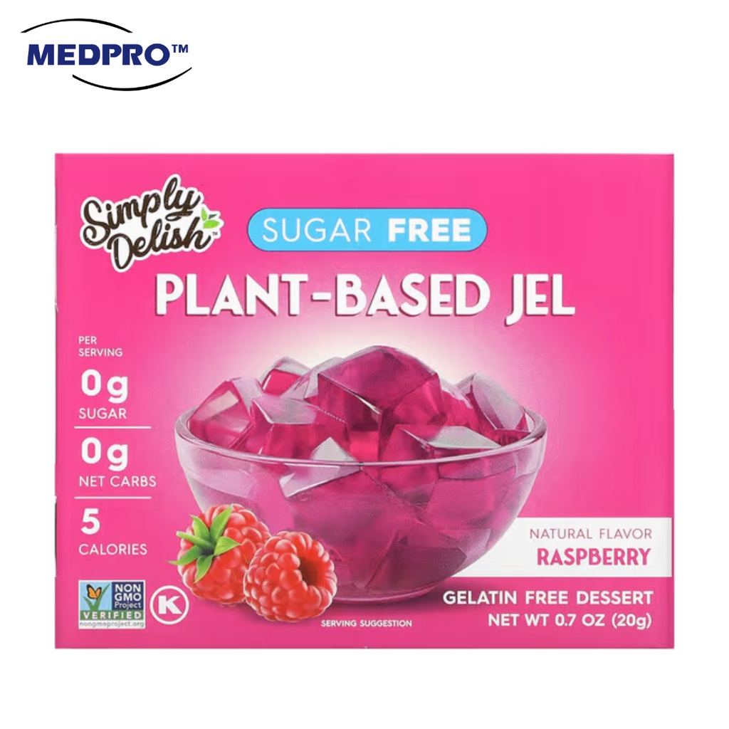 Natural Simply Delish Plant Based Gel Raspberry 0 7 Oz 20 G Shopee Singapore