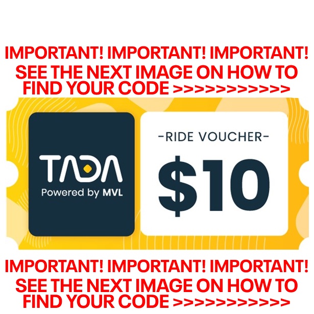 TADA SGD10 Voucher Code Shopee Singapore