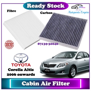 [Shop Malaysia] 【 Toyota Altis 】Cabin Air Filter - Carbon / Fibre (  Corolla 2008 - present / OEM Fitting 87139-30040 )