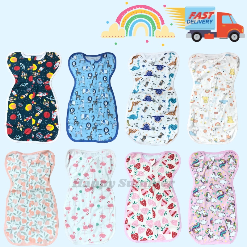 🇸🇬 Baby Zip Swaddle 100 Cotton Shopee Singapore