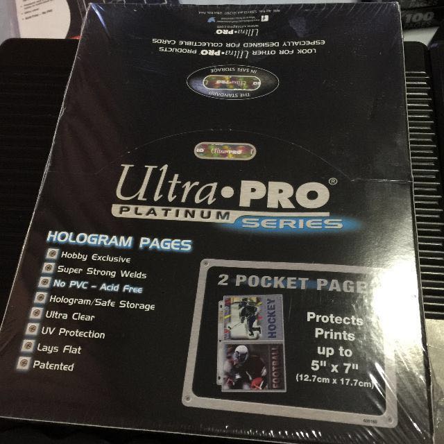 Ultra Pro 2Pocket Trading Card Pages Platinum Series (100 Pages) Shopee Singapore