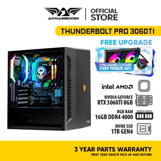 Armaggeddon Thunderbolt Pro 3060TI Customized MATX Gaming PC | Intel | AMD Ryzen | Nvidia GeForce RTX 3060TI