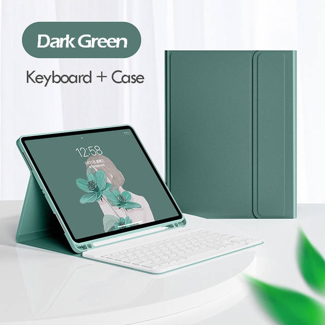 Capa De Teclado Para iPad 10 11 A16 Air 4 5 11 M2 M3 Pro 11 7/8/9 10.2 " Bluetooth Com Slot Lápis
