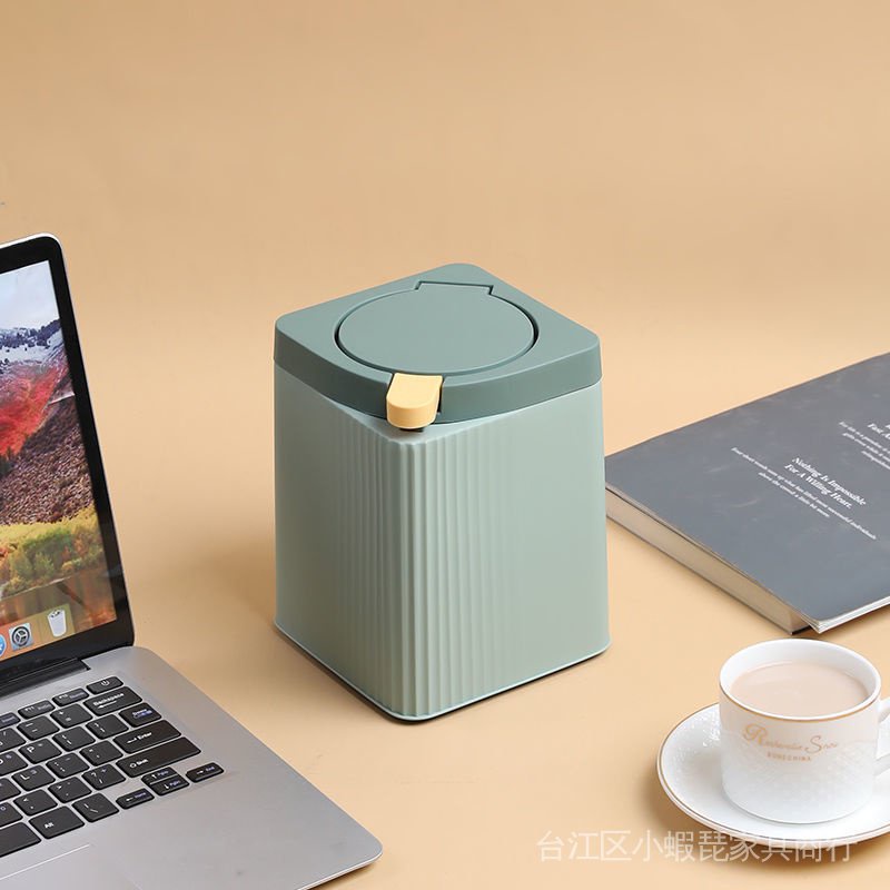 Desk SmallSized Trash Can Desktop Trash Bin Cute Desktop Trash Can