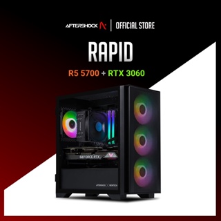 AFTERSHOCK Rapid | R7 5700X + RTX 3060 | 16GB RAM | 1TB SSD | 800W PSU