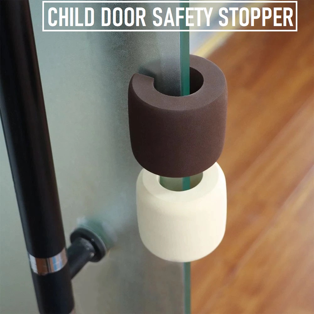Safety Door Stopper Soft Foam Thick Door Guard Baby Child Finger