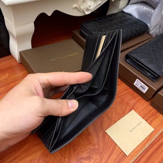 Physical shooting tire leather Bottega Veneta BV men s wallet wallet men s bag men s essential short clip #6