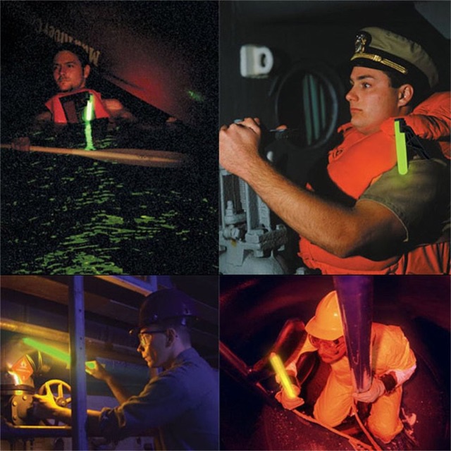 Brand New UpgradeGlow Stick 6 inch Party Concert Emergency Light Stick Outdoor Hiking Camping Lightning Neon Sticks