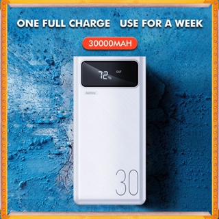 Remax RPP-112 30000mAh Powerbank LED Display Fast Large Capacity Charging High-Speed PowerIQ power banks 3 Inputs 4 Out