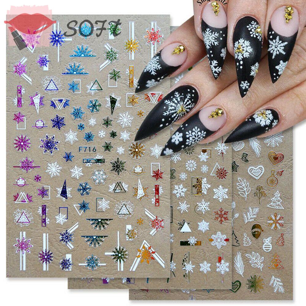 14 Sensational Snowflake Nail Designs To Try SoNailicious | 2023-nail ...