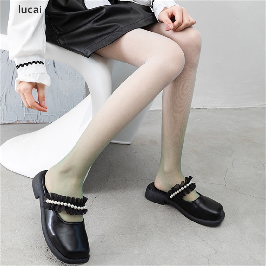 Image of lucai Lolita Gradient Sexy Seamless Stockings Cute Leggings Tights Women Colored Pantyhose lucai #4