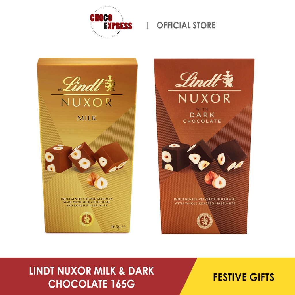 Lindt Nuxor Dark And Milk 165g Product Of Uk Shopee Singapore 8249