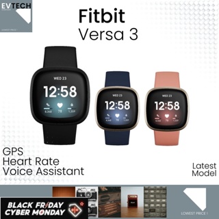 Fitbit Versa 3 Watch GPS Fitness Heart Rate