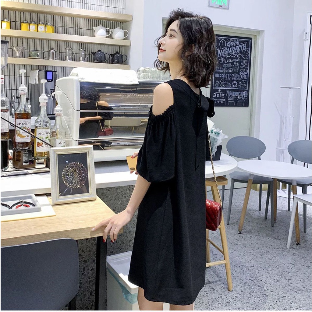 Image of 2022 New Style Loose Strapless Sweet Mori Chiffon Dress #1