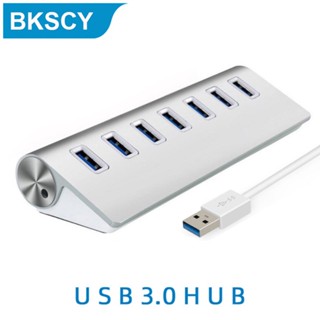 USB 3.0 Splitter HUB Extender High-Speed Transmission Desktop Laptop Seven-Port All-Aluminum Alloy Material