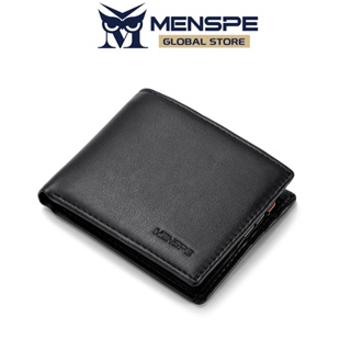 MENSPE Men Wallet Soft PU Wallet Business Wallets High Quality PU Leather Coin Bag Zipper Multi-Card Position ID Credit Cards Holders Solid Color Travel Purses Coin Pouch