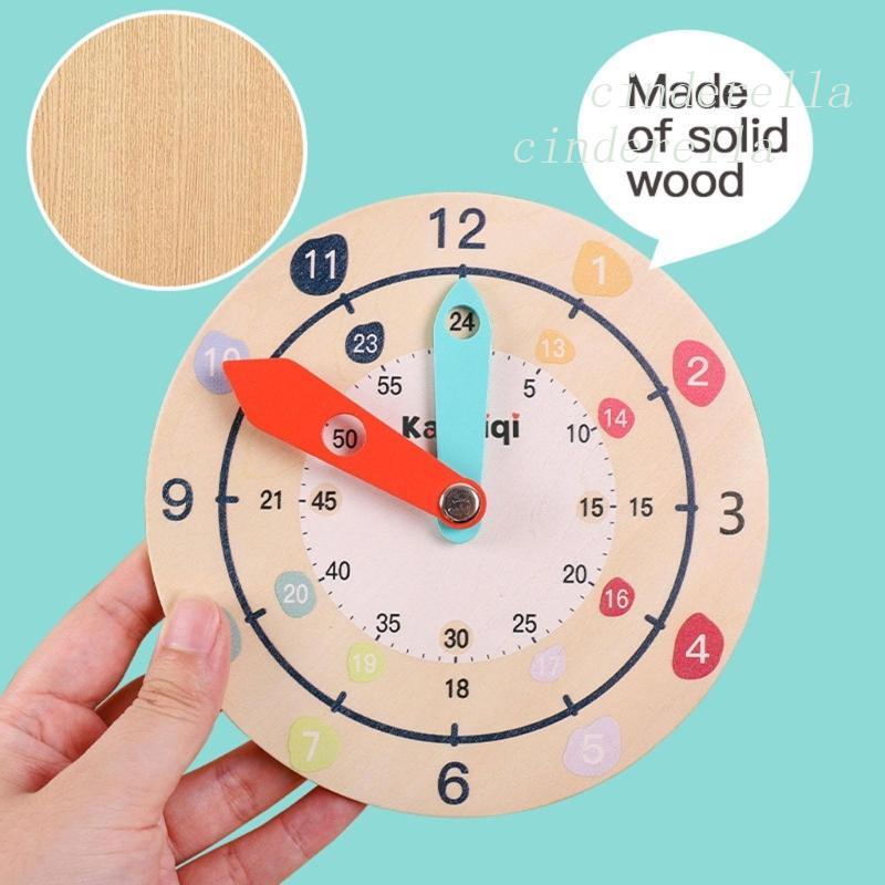 CIND Kids Telling Time Learning Clock for Analog and Digital Time
