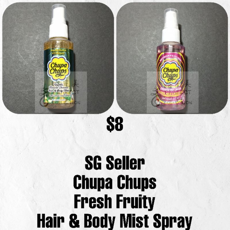 [CHUPA CHUPS FRAGRANCE Fruity Hair & Body Mist Spray 60ml] *MANY SELECTION* Aromatic Long