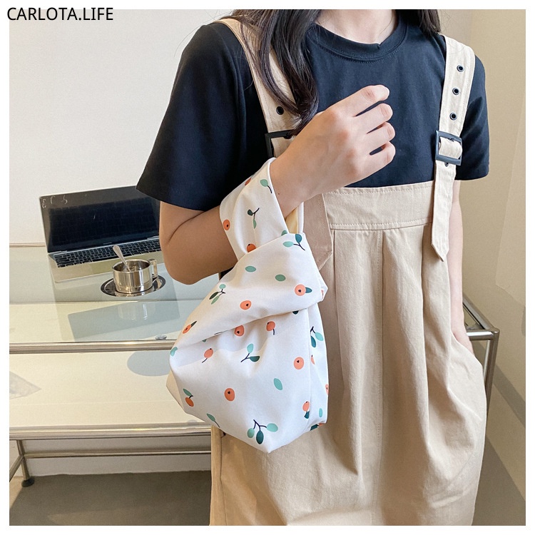 Image of New Wrist Bag Ins Style Knot Bag Cute Mini Handbag #6