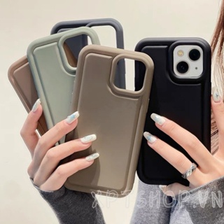 High Quality Morandi Solid Color Phone Case Compatible For iPhone 14 14Plus 13 12 11 Pro Max XR IX Full Coverage Frosted Skin Feel Shockproof Soft Cover
