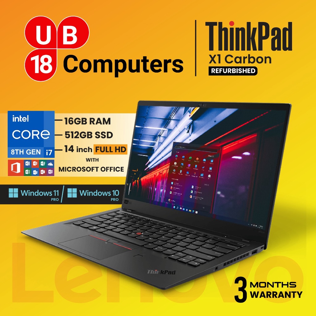 ThinkPad X1carbon/i5/16GB/256GB/MsOffice