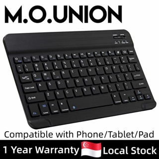 [SG Stock]Ultra-Slim Bluetooth Keyboard Compatible with iPad/Tablet/iPhone Portable Mini WirelessKeyboard Rechargeable