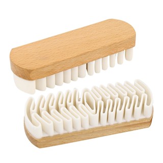 Leather Shoe Polish Brush Shoe Brush Cleaning Scrubber Brush For Suede Nubuck Material Boots White Rubber Crepe Cleaning Tools #2