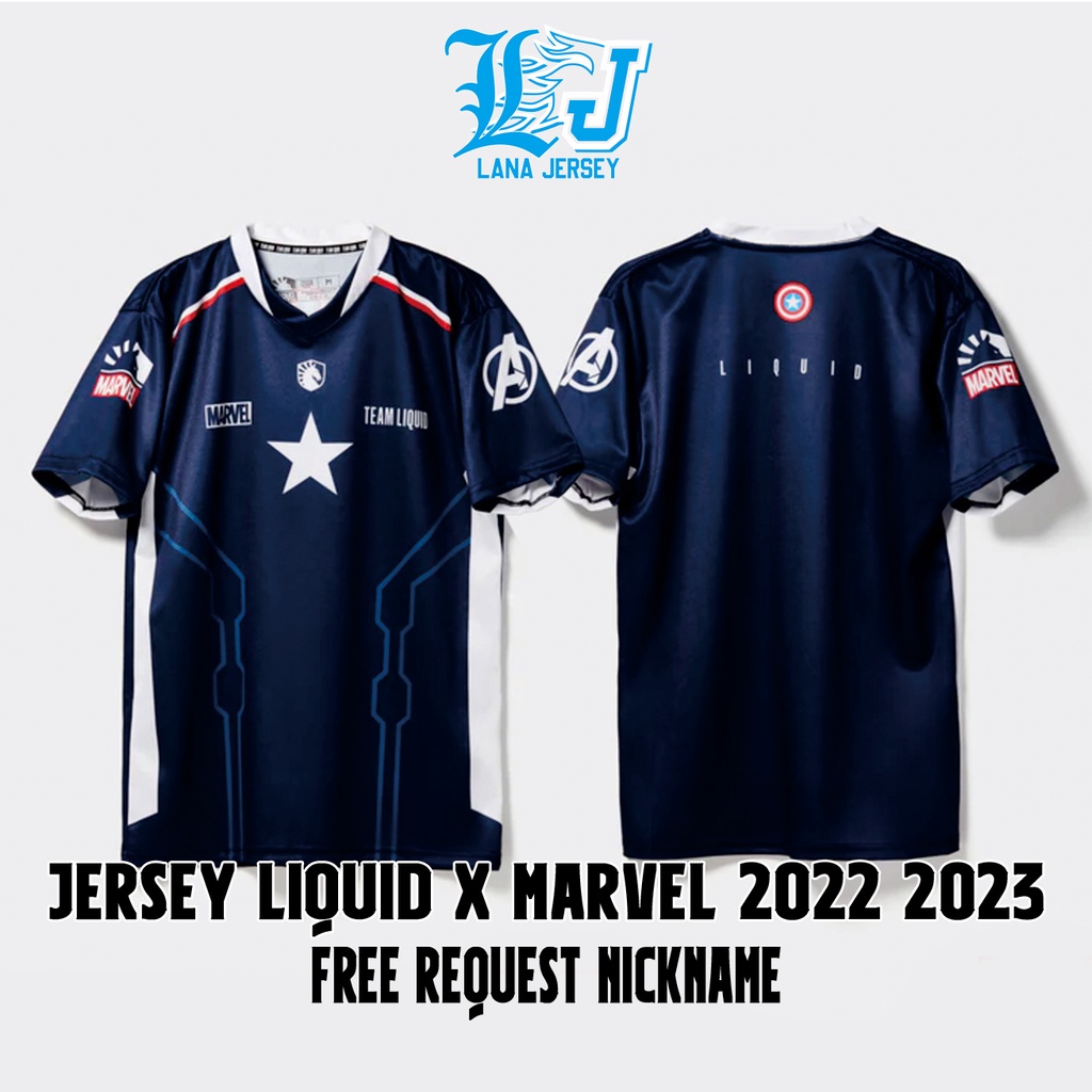 Jersey TEAM LIQUID X MARVEL NEW 2022 2023 (free custom nickname