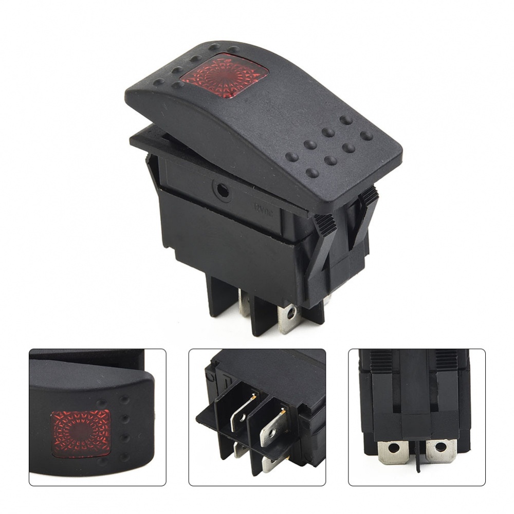 Red Change RV Generator Start Stop Rocker Switch For Onan Cummins 308 ...