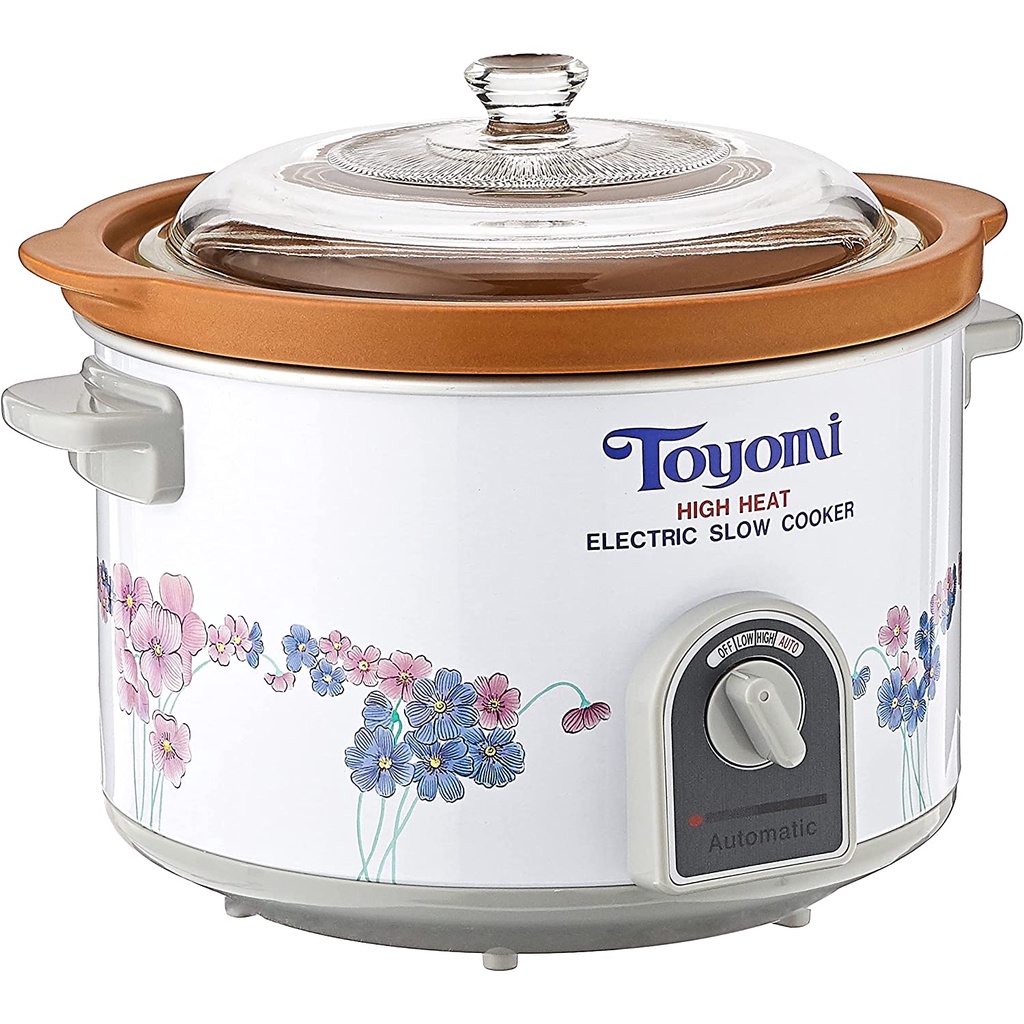 TOYOMI Slow Cooker with High Heat Pot 1.2L HH 1500A / 3.2L HH 3500A / 4