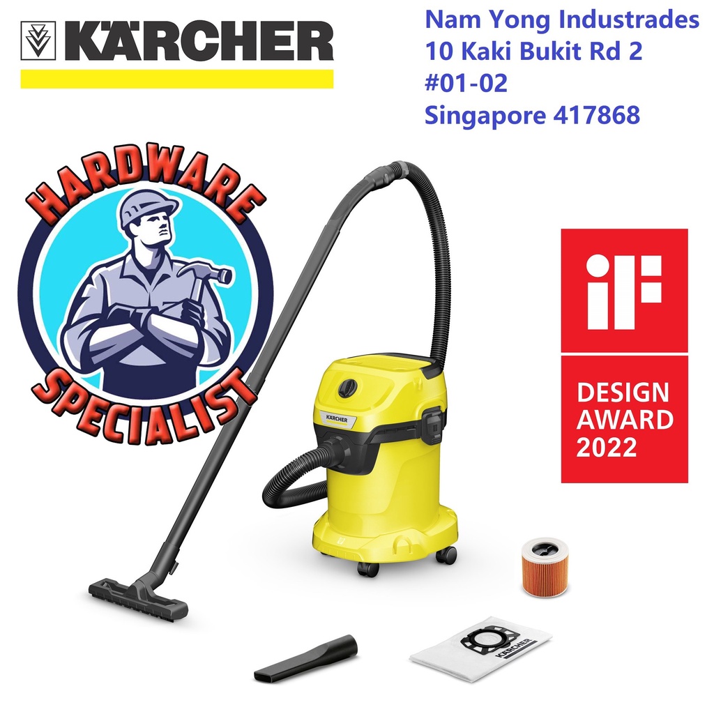 Karcher WD 3 Multi Purpose Wet & Dry Vacuum Cleaner SHIP DAILY AND