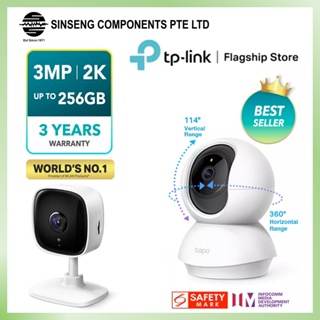[3 YRS SG Warranty] TP-Link Tapo C210/C110 CCTV 360 Degree 3MP 2K Home Security Wireless IP Camera