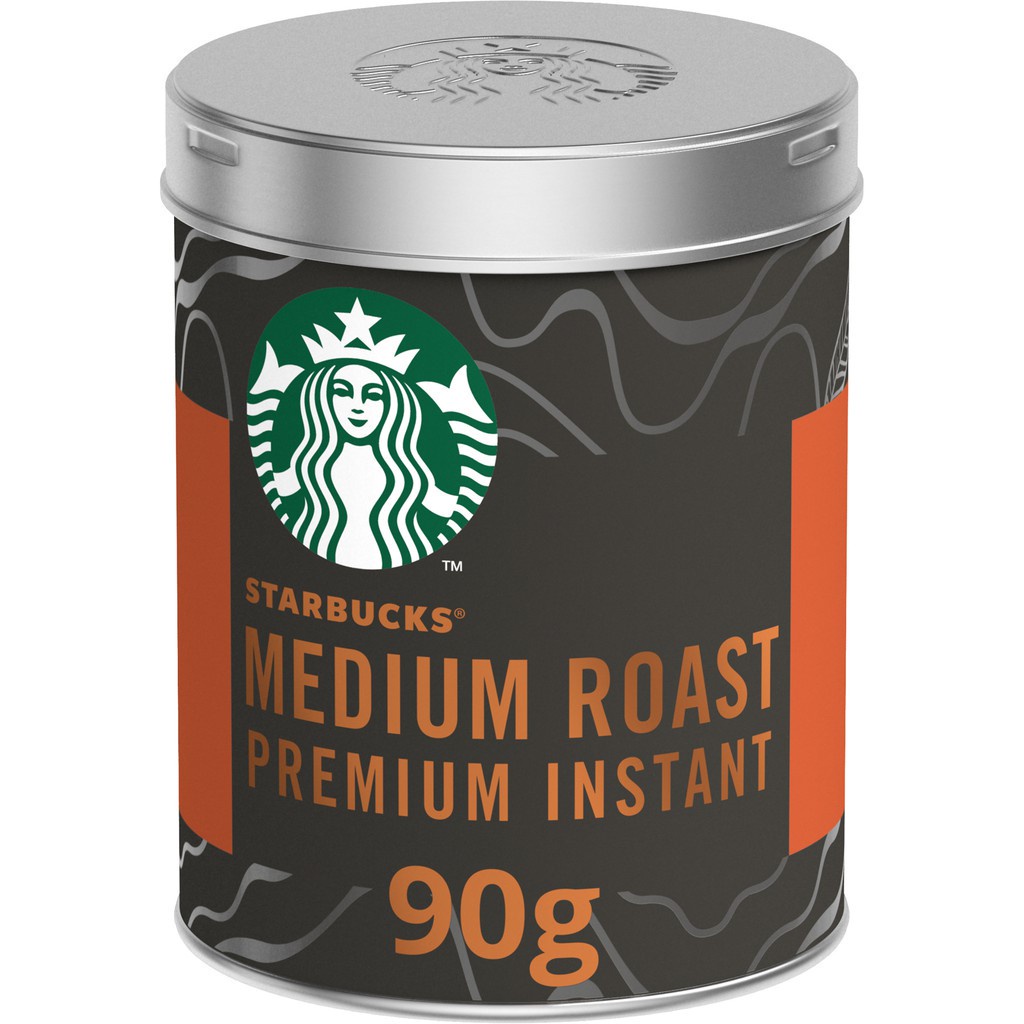 STARBUCKS Medium Roast Premium Instant Coffee, 90g Tin Shopee Singapore