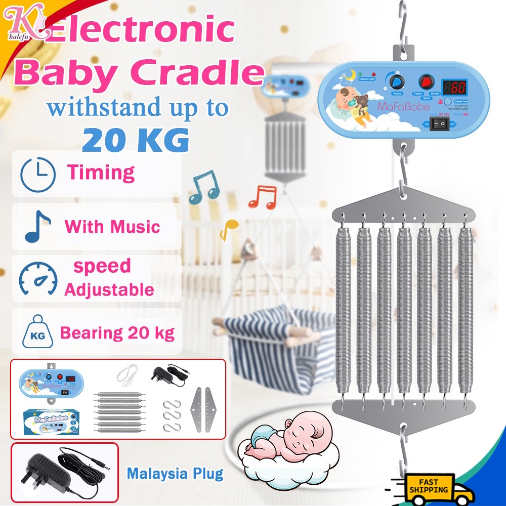Mafababe Electric Baby Cradle Automatic Spring Electric Baby Cradle