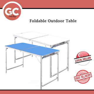 💥SG Seller💥Portable Foldable Outdoor/Indoor Aluminum Table 120cmx60cm