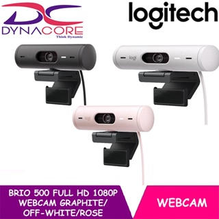 DYNACORE - Logitech Brio 500 Full HD 1080p Webcam Graphite / Off-White / Rose