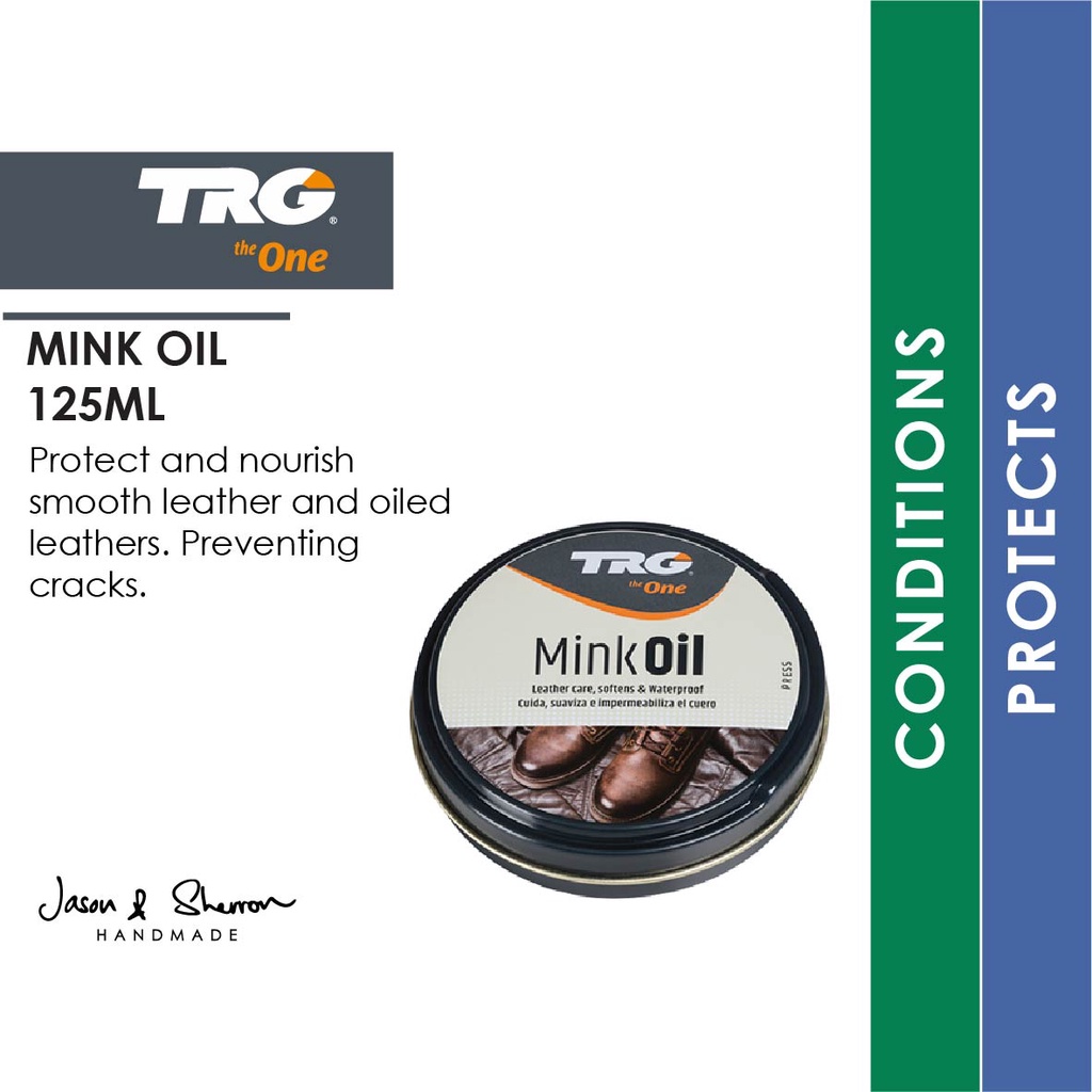TRG the One Mink Oil 125ml Protect and nourish smooth leather and