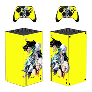 Cyberpunk Edgerunners Themed Skin Sticker Set For Xbox Series X Console And Controller Anime XSX Stickers Covers Decal 4 Colors Available