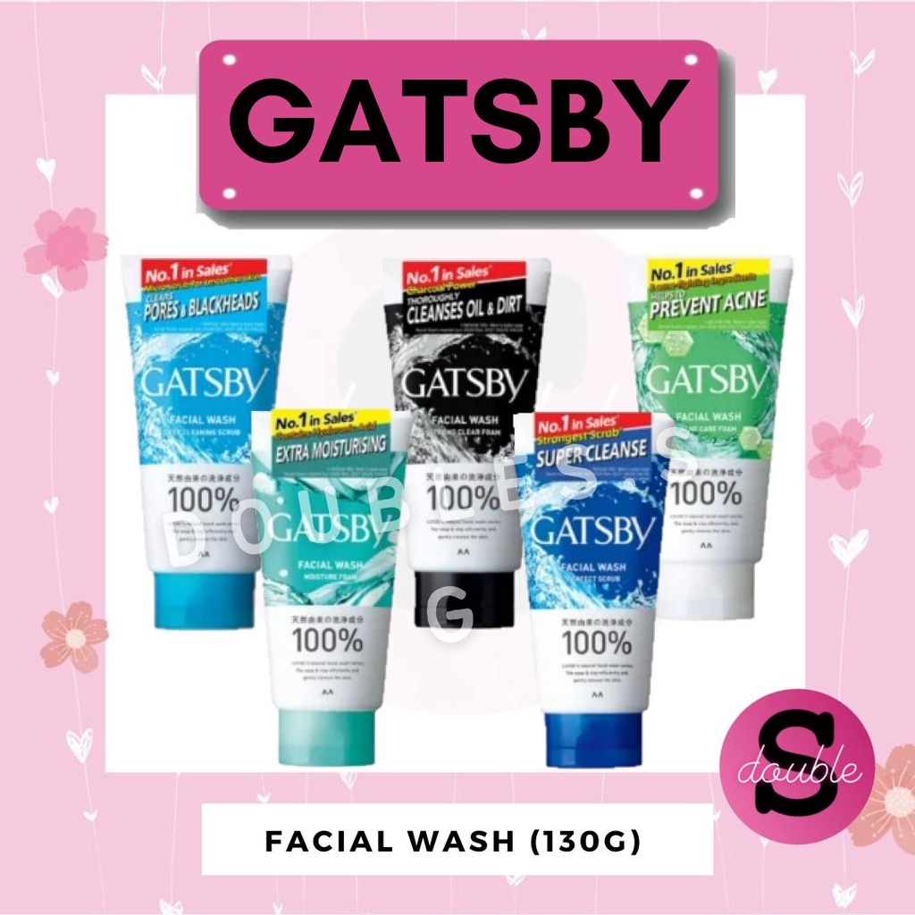 GATSBY Facial Wash 130g (All Variations) Shopee Singapore