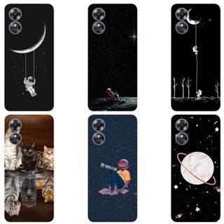 OPPO A17K Casing Soft Silicone Case OPPO A17K A 17K Phone Case Shockproof Back Cover