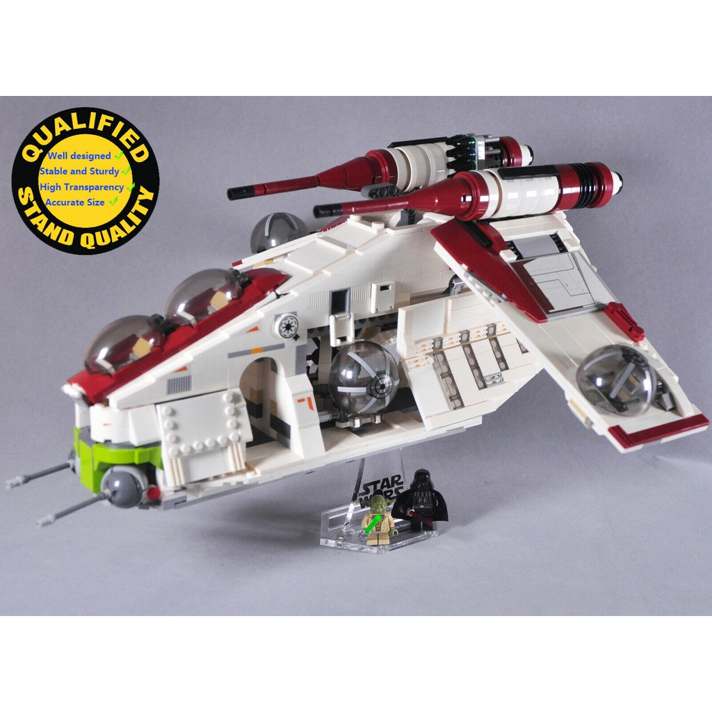 Display Stand for Lego 75021 7676 7163 Republic Gunship Starwars(stand ...