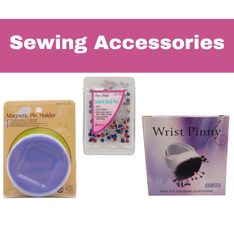 GlassHeadedPins, Pin Holder, Pin Wrist Pinny Shopee Singapore