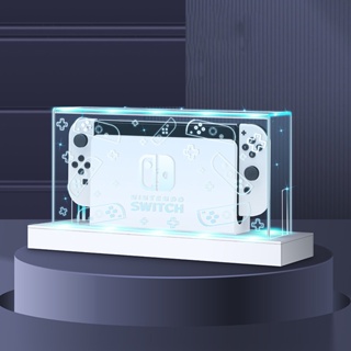 20 Colors Light Emitting Transparent Dust Cover for Nintendo Switch & Switch OLED Charging Dock
