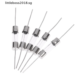 [littleboss2018] 10pcs 5*20MM Axial Glass Fuse Fast Blow 250V With Lead Wire The fuse tube [SG]