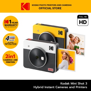 Kodak Mini Shot 3 Retro Hybrid Instant Cameras and Printers (3x3 Inches)