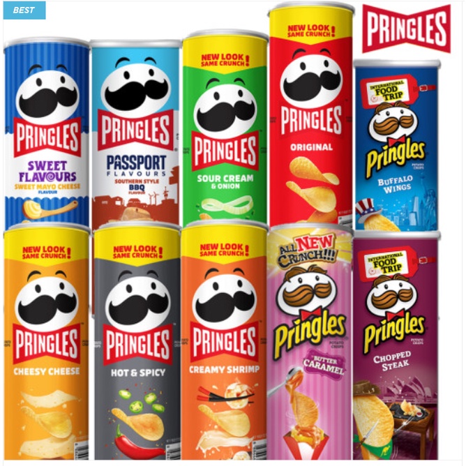 [Pringles] Potato Chips Korean Edition Flavors 97~110g | Shopee Singapore